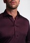 Eterna Premium 1863 Super Soft Jersey Cotton Long Sleeve Poloshirt Rumba Red