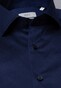 Eterna Premium 1863 Two-Ply Non-Iron Cotton Twill Overhemd Donker Blauw