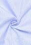 Eterna Striped Twill Cotton Non-Iron Modern Kent Overhemd Licht Blauw