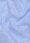 Eterna Striped Twill Non-Iron Cotton Classic Kent Shirt Blue