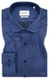 Eterna Subtle Texture Cotton Non-Iron Classic Kent Shirt Denim Blue