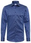 Eterna Subtle Texture Cotton Non-Iron Classic Kent Shirt Denim Blue