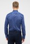 Eterna Subtle Texture Cotton Non-Iron Classic Kent Shirt Denim Blue