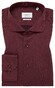 Eterna Texture Non-Iron Cotton Shark Collar Overhemd Bordeaux