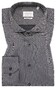 Eterna Texture Non-Iron Cotton Shark Collar Shirt Grey