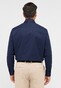 Eterna Uni Color Subtle Details Cover Shirt Half-Ply Cotton Twill Navy