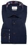 Eterna Uni Color Subtle Details Cover Shirt Half-Ply Cotton Twill Overhemd Navy