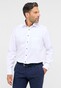 Eterna Uni Color Subtle Details Cover Shirt Half-Ply Cotton Twill Overhemd Wit