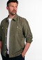 Eterna Upcycling Overshirt Twill Uni Regular Modern Fit Green