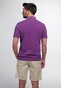 Eterna Upcycling Poloshirt Piqué Polo Collar Easy-Iron Lilac