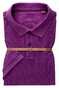 Eterna Upcycling Poloshirt Piqué Polo Collar Easy-Iron Lilac