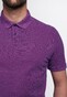 Eterna Upcycling Poloshirt Piqué Polo Collar Easy-Iron Lilac