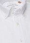 Eterna Upcycling Shirt Plain Color Oxford Classic Button-Down Overhemd Wit