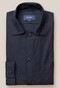 Eton 3-Pocket Turndown Twill Overshirt Dark Blue Extra Melange