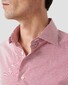 Eton Albini Elevated Supima 120 Twill Cotton Stripe Overhemd Rood