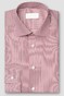 Eton Albini Elevated Supima 120 Twill Cotton Stripe Overhemd Rood