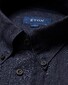 Eton Albini Lightweight Linen Short Sleeve Shirt Dark Navy