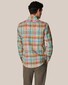 Eton Albini Organic Linen Check Button Down Shirt Multicolor