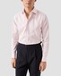 Eton Albini Organic Supima Cotton Twill Mother of Pearl Buttons Overhemd Licht Roze