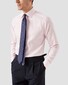 Eton Albini Organic Supima Cotton Twill Mother of Pearl Buttons Overhemd Licht Roze