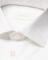 Eton Albini Organic Supima Cotton Twill Mother of Pearl Buttons Overhemd Wit