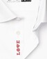 Eton All You Need Is Love Embroidery Signature Twill Overhemd Wit