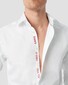 Eton All You Need Is Love Embroidery Signature Twill Shirt White