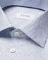 Eton Allover Micro Pattern Cutaway Collar Overhemd Blauw