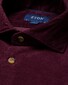 Eton Baby Corduroy Horn Effect Buttons Overhemd Burgundy