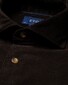 Eton Baby Corduroy Horn Effect Buttons Overhemd Donker Grijs