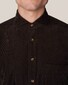 Eton Baby Corduroy Horn Effect Buttons Shirt Dark Gray