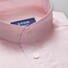 Eton Band Collar Twill Shirt Soft Pink Melange