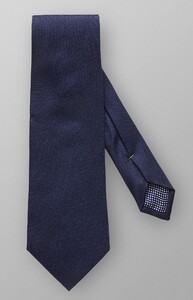 Eton Basket Weave Tie Dark Blue Extra Melange