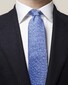 Eton Basketweave Fine Pattern Tie Blue