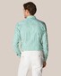 Eton Bengal Stripe Dobby Fabric Cutaway Collar Shirt Green