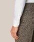 Eton Bengal Stripe Oxford Button Down Organic Cotton Overhemd Licht Bruin