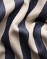 Eton Bengal Striped Casual Twill Matt Buttons Overhemd Donker Blauw