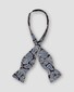 Eton Bold Paisley Pattern Self Tied Bow Tie Navy