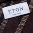 Eton Bold Stripe Tie Burgundy