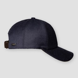 Eton Brushed Wool Reda Weave Cap Navy