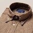 Eton Button Down Linen Shirt Brown