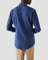 Eton Button Down Uni Flanel Organic Cotton Overhemd Navy