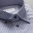 Eton Button Under Fine Twill Overhemd Paars