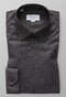 Eton Button Under Flannel Fine Twill Shirt Extra Light Grey Melange