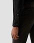 Eton Canclini Luxury Ultra Soft Cotton Cashmere Silk Shirt Black