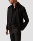 Eton Canclini Luxury Ultra Soft Cotton Cashmere Silk Shirt Black