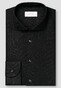 Eton Canclini Luxury Ultra Soft Cotton Cashmere Silk Shirt Black