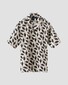 Eton Casual Twill Short Sleeve Black Cat Fantasy Pattern Shirt