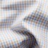 Eton Check Cotton Tencel Overhemd Gebroken Wit