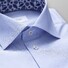 Eton Check Palm Detail Overhemd Diep Blauw